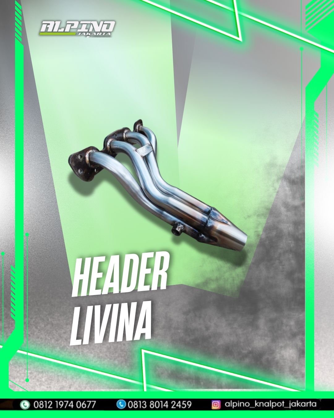 Header Livina 41 panjang/Knalpot Livina